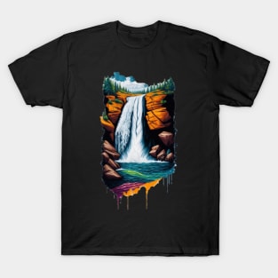 waterfall scenery T-Shirt